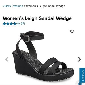 Women’s Crocs Leigh Sandal Wedge used